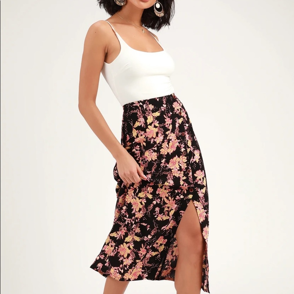 BRAND NEW free people midi skirt